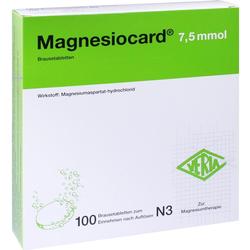 MAGNESIOCARD 7,5 mmol Brausetabletten