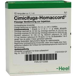 CIMICIFUGA HOMACCORD Ampullen