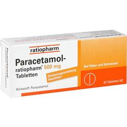 PARACETAMOL-ratiopharm 500 mg Tabletten