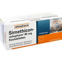 SIMETHICON-ratiopharm 85 mg Kautabletten