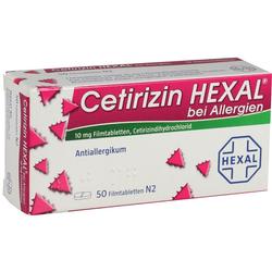 CETIRIZIN HEXAL Filmtabletten bei Allergien