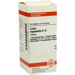 CARBO VEGETABILIS D 12 Tabletten