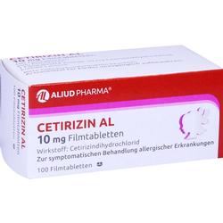 CETIRIZIN AL 10 mg Filmtabletten