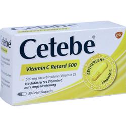 CETEBE Vitamin C Retardkapseln 500 mg