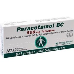 PARACETAMOL BC 500 mg Tabletten