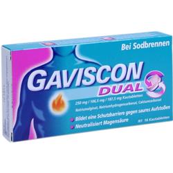 GAVISCON Dual 250mg/106,5mg/187,5mg Kautabletten