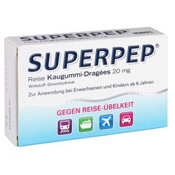 SUPERPEP Reise Kaugummi Dragees 20 mg