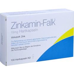 ZINKAMIN Falk 15 mg Hartkapseln