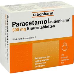 PARACETAMOL-ratiopharm 500 mg Brausetabletten